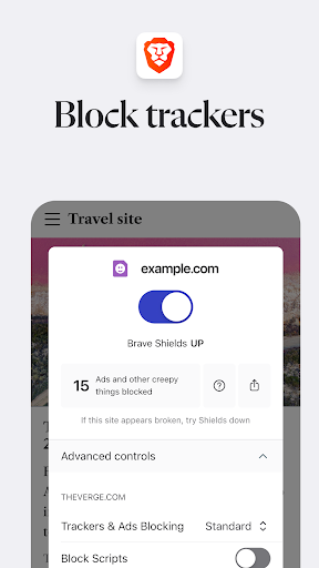 Brave Private Web Browser, VPN screenshot 4