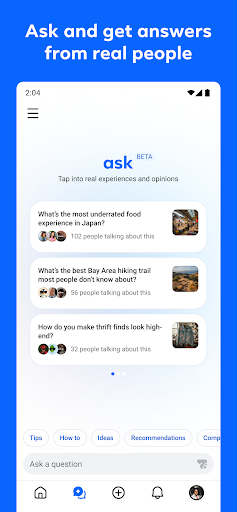 Forum, a Facebook app screenshot 1