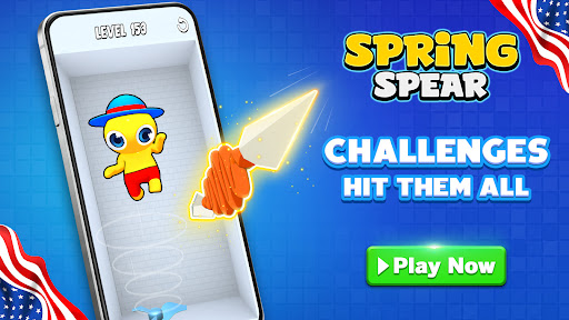 Spring Spear: Aim & Snap screenshot 3