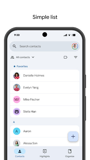 Contacts screenshot 2