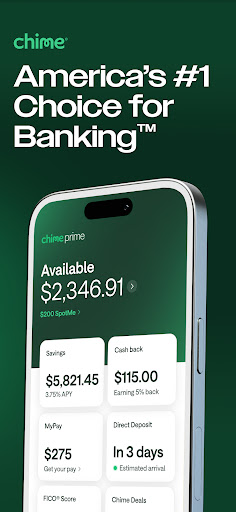 Chime® – Fee-Free Banking screenshot 1