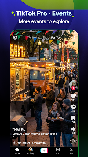 TikTok Pro - Events screenshot 5